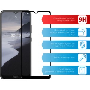 Стекло защитное ACCLAB Full Glue Nokia 2.4 (1283126510793)