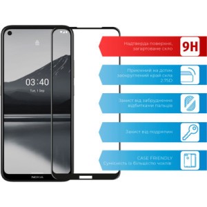Стекло защитное ACCLAB Full Glue Nokia 3.4 (1283126511516)