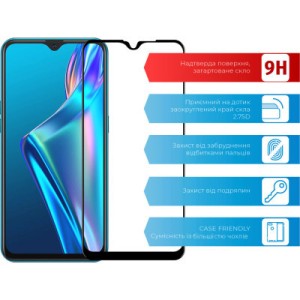 Скло захисне ACCLAB Full Glue Oppo A12 (1283126508356)