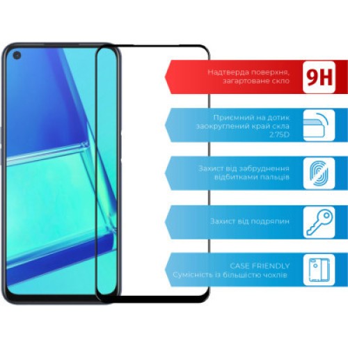 Стекло защитное ACCLAB Full Glue Oppo A52 (1283126508363)