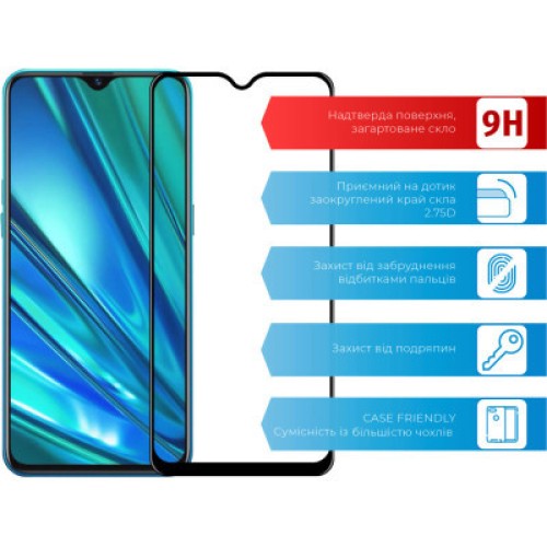 Стекло защитное ACCLAB Full Glue Realme 5 Pro (1283126508394)