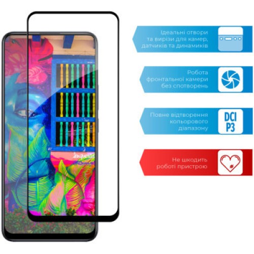 Стекло защитное ACCLAB Full Glue Realme 8 (1283126523205)