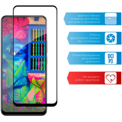 Стекло защитное ACCLAB Full Glue Realme 8 Pro (1283126523212)