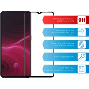 Стекло защитное ACCLAB Full Glue Realme X2 Pro (1283126508387)