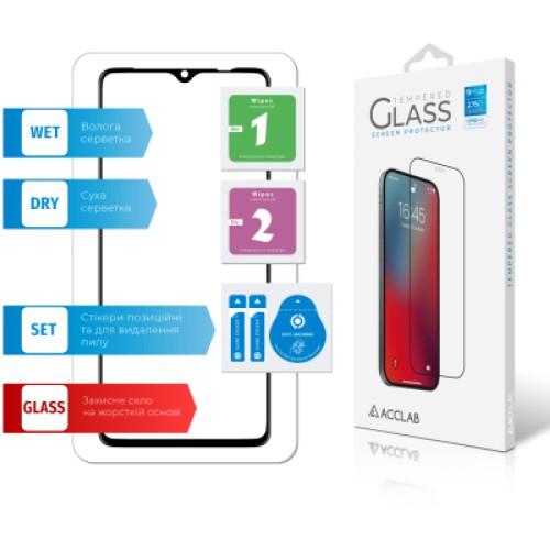 Стекло защитное ACCLAB Full Glue Realme X2 Pro (1283126508387)