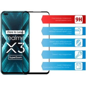 Стекло защитное ACCLAB Full Glue Realme X3 (1283126508462)