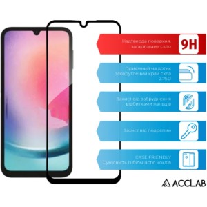 Стекло защитное ACCLAB Full Glue Samsung A24 5G (1283126573682)