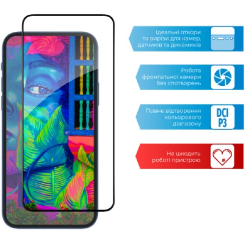 Стекло защитное ACCLAB Full Glue Samsung S22+ (1283126523021)