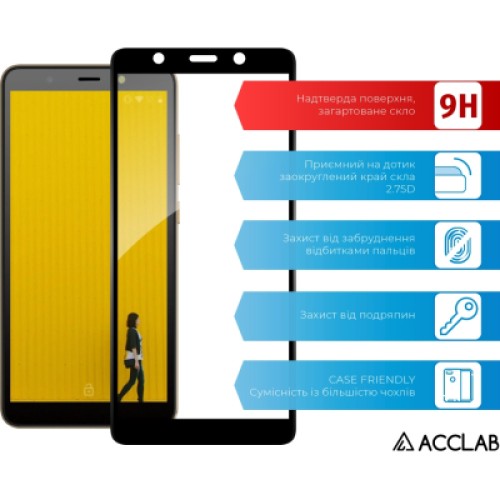 Стекло защитное ACCLAB Full Glue Tecno Pop 3 (1283126518362)