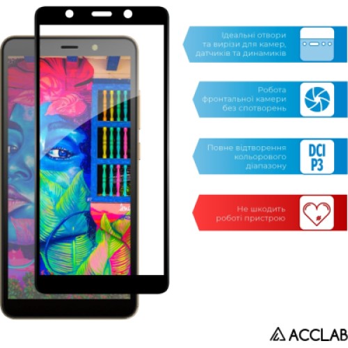 Стекло защитное ACCLAB Full Glue Tecno Pop 3 (1283126518362)