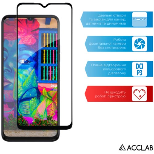 Стекло защитное ACCLAB Full Glue Tecno Spark 10 (1283126580550)
