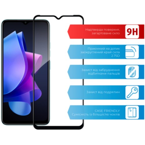 Стекло защитное ACCLAB Full Glue Tecno Spark Go 2023 (1283126564819)