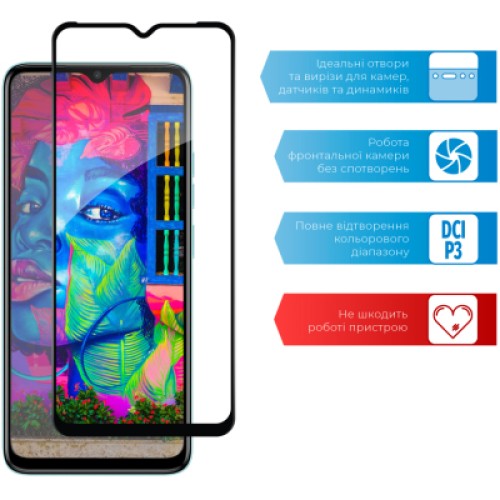 Стекло защитное ACCLAB Full Glue Tecno Spark Go 2023 (1283126564819)