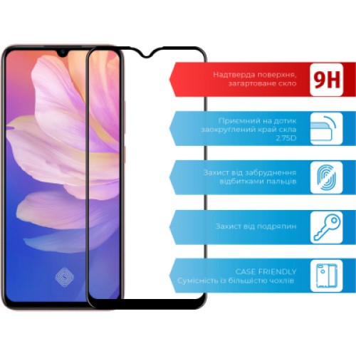 Стекло защитное ACCLAB Full Glue VIVO Y15/Y17/Y3 (1283126508974)