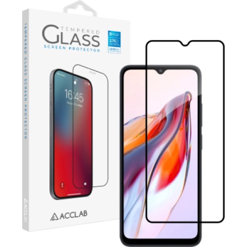 Стекло защитное ACCLAB Full Glue Xiaomi Redmi 12C (1283126573743)