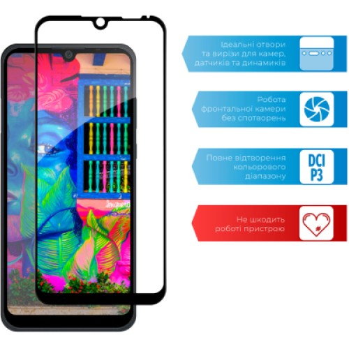 Стекло защитное ACCLAB Full Glue ZTE Blade A51 Lite (1283126535260)