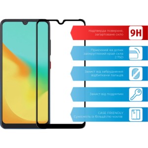 Стекло защитное ACCLAB Full Glue ZTE Blade A7 2019 (1283126508851)