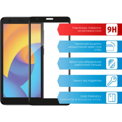 Стекло защитное ACCLAB Full Glue ZTE Blade L9 (1283126517723)