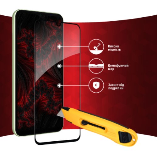 Стекло защитное Intaleo Full Glue Samsung A14 (1283126559778)