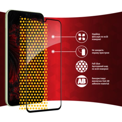 Стекло защитное Intaleo Full Glue Samsung A14 (1283126559778)