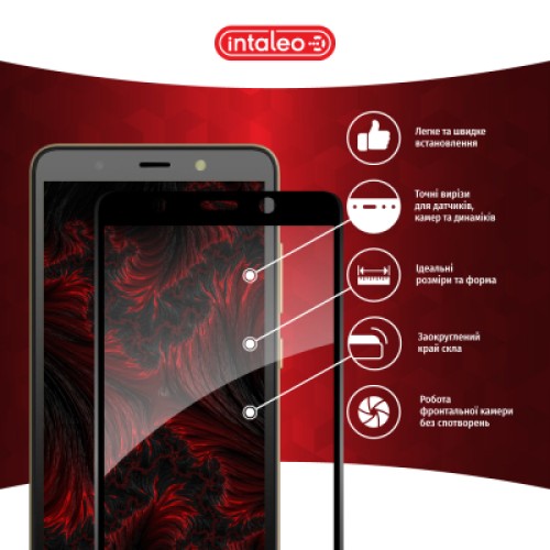 Стекло защитное Intaleo Full Glue Tecno POP 3 (BB2) (1283126503115)
