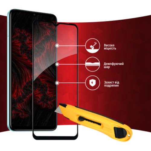 Стекло защитное Intaleo Full Glue Tecno Spark Go 2023 (1283126564840)