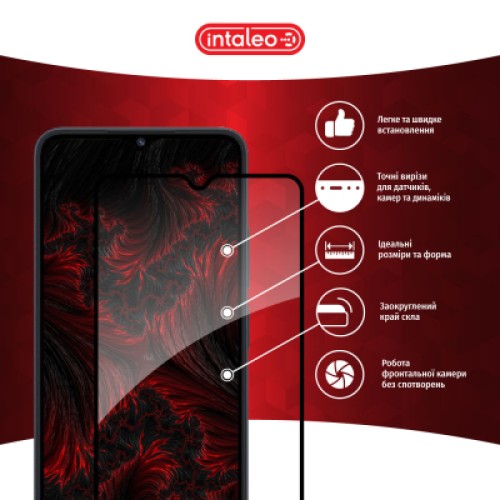 Стекло защитное Intaleo Full Glue Xiaomi Redmi 12C (1283126573774)