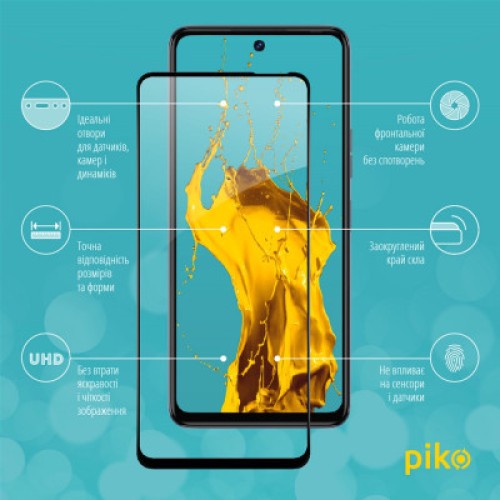 Стекло защитное Piko Full Glue Tecno Camon 18 (1283126529153)