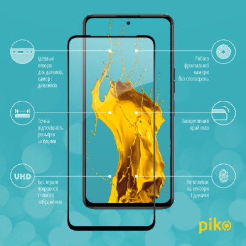 Стекло защитное Piko Full Glue Tecno Camon 18 Premier (1283126529214)