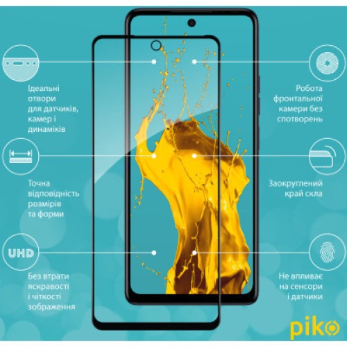 Стекло защитное Piko Full Glue Tecno Spark 10 Pro (1283126580642)