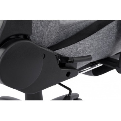 Кресло игровое GT Racer X-2534-F Gray/Black Suede (X-2534-F Fabric Gray/Black Suede)