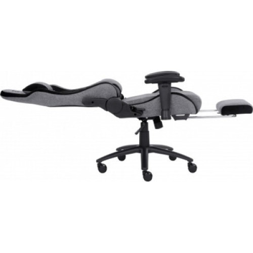 Кресло игровое GT Racer X-2534-F Gray/Black Suede (X-2534-F Fabric Gray/Black Suede)