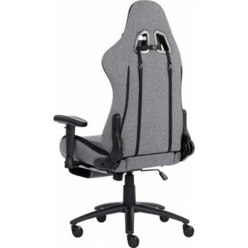 Кресло игровое GT Racer X-2534-F Gray/Black Suede (X-2534-F Fabric Gray/Black Suede)