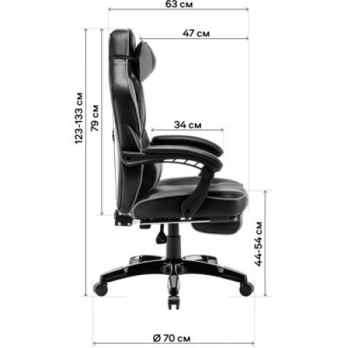 Кресло игровое GT Racer X-2749-1 Gray/Black Suede (X-2749-1 Fabric Gray/Black Suede)