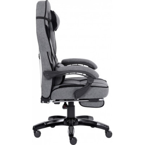 Кресло игровое GT Racer X-2749-1 Gray/Black Suede (X-2749-1 Fabric Gray/Black Suede)