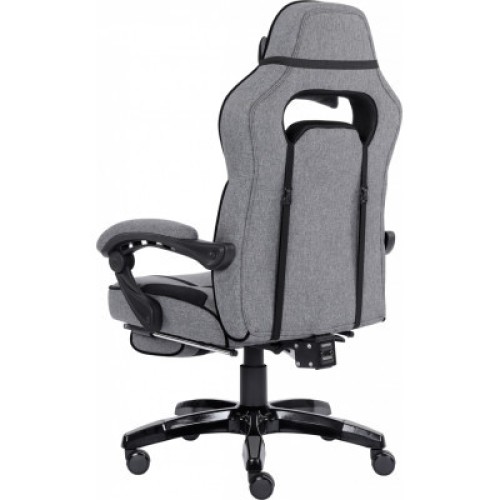 Кресло игровое GT Racer X-2749-1 Gray/Black Suede (X-2749-1 Fabric Gray/Black Suede)