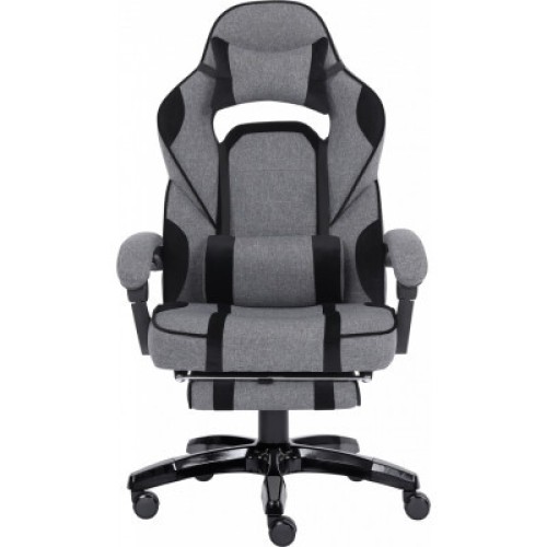 Кресло игровое GT Racer X-2749-1 Gray/Black Suede (X-2749-1 Fabric Gray/Black Suede)