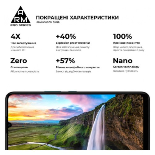 Стекло защитное Armorstandart Pro Nokia C31 Black (ARM64946)