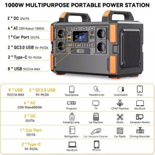 Зарядная станция FlashFish F132, 1000W (F132)