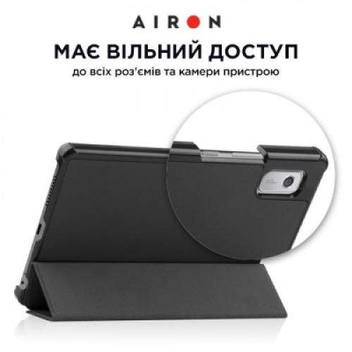 Чехол для планшета AirOn Premium Lenovo Tab M9 9" (TB-310FU) + protective film black (4822352781091)