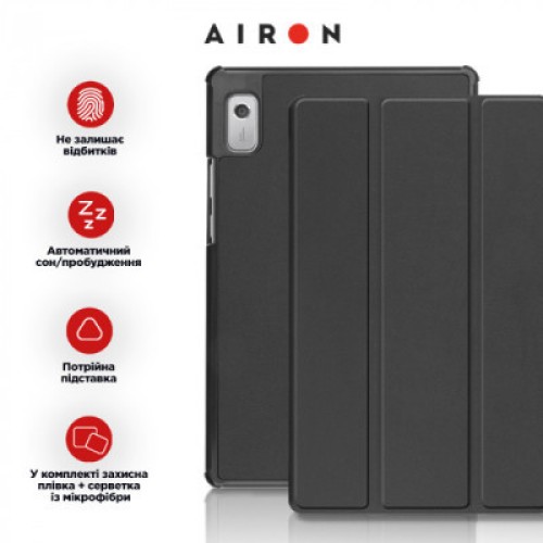 Чехол для планшета AirOn Premium Lenovo Tab M9 9" (TB-310FU) + protective film black (4822352781091)