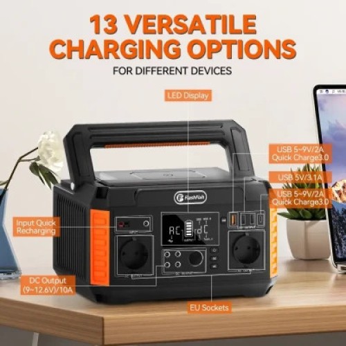 Зарядная станция FlashFish P60, 500W (P60)