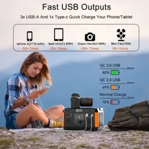 Зарядная станция FlashFish P60, 500W (P60)