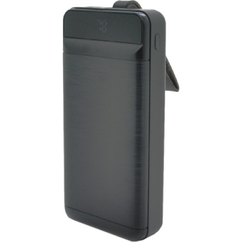 Батарея универсальная XO 30000mAh, PD/18W, QC3.0/22.5W, flashlight, Input(Micro,Type-C,Lightning), Output(3*USB,Type-C) (XO-PR156 / 29212)