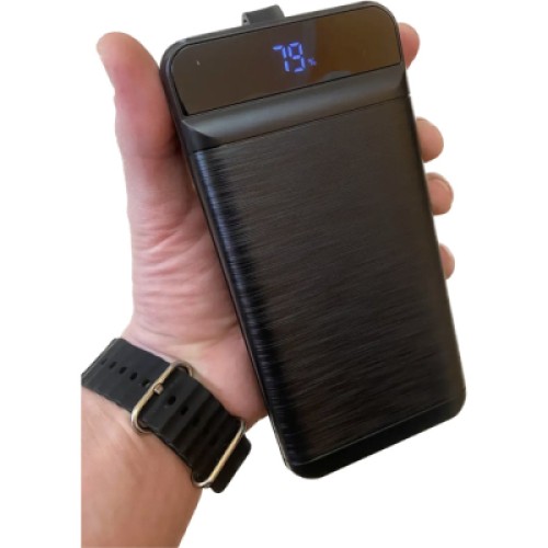 Батарея универсальная XO 30000mAh, PD/18W, QC3.0/22.5W, flashlight, Input(Micro,Type-C,Lightning), Output(3*USB,Type-C) (XO-PR156 / 29212)