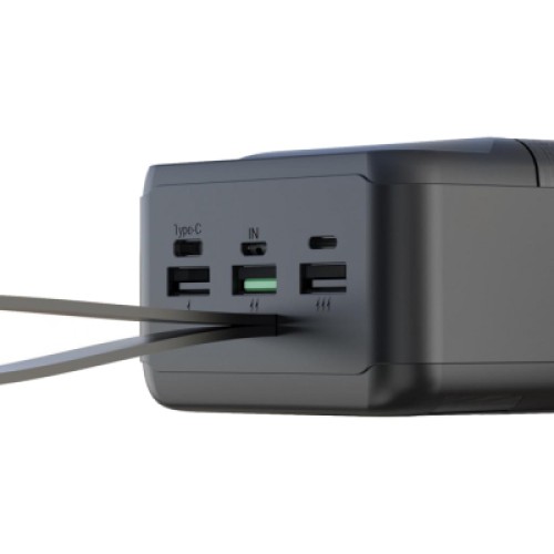 Батарея универсальная XO 60000mAh, PD/18W, QC3.0/22.5W, flashlight, Input(Micro,Type-C,Lightning), Output(3*USB,Type-C) (XO-PR159 / 29210)