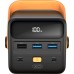 Батарея универсальная XO 50000mAh, PD/20W, QC3.0/22.5W, flashlight, Input(Type-C,MicroUSB), Output(3*USB,Type-C) (XO-PR168 / 29187)