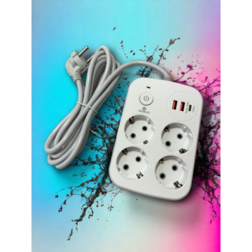 Сетевой фильтр питания XoKo XK-SP-4-2-1-WH
