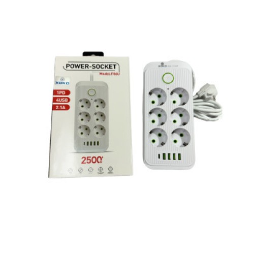 Сетевой фильтр питания XoKo XК-SP6-4-1-WH