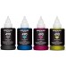 Чернила Printalist Canon GI-490 для G3400 4х140г BP/C/M/Y SET Pigm/Water. (PL490SET4)
